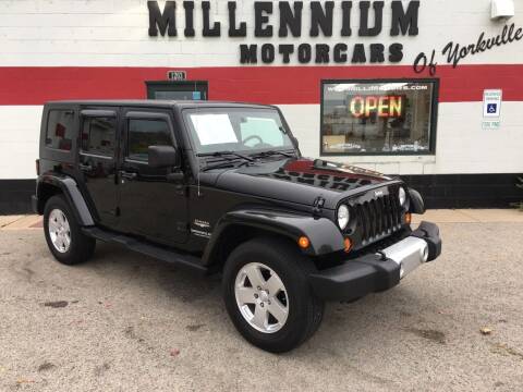 2010 Jeep Wrangler Unlimited for sale at Millennium Motorcars in Yorkville IL