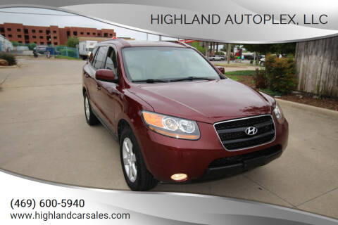 2008 Hyundai Santa Fe for sale at Highland Autoplex, LLC in Dallas TX
