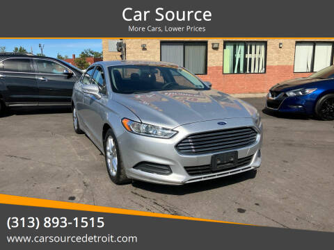 2016 Ford Fusion for sale at Car Source in Detroit MI