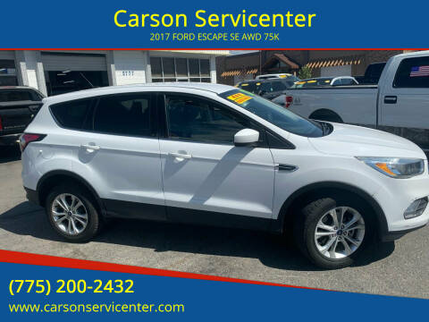 2017 Ford Escape for sale at Carson Servicenter in Carson City NV