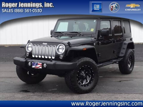 2016 Jeep Wrangler Unlimited for sale at ROGER JENNINGS INC in Hillsboro IL