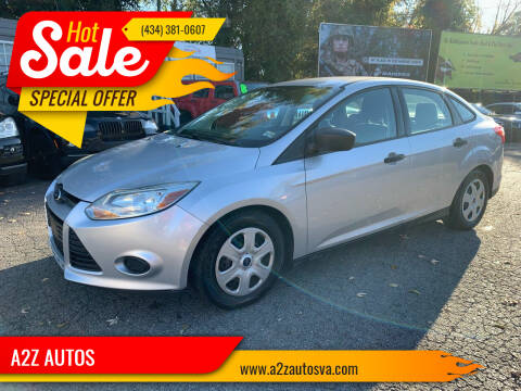 2014 Ford Focus for sale at A2Z AUTOS in Charlottesville VA