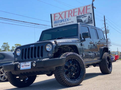 2016 Jeep Wrangler Unlimited for sale at Extreme Autoplex LLC in Spring TX