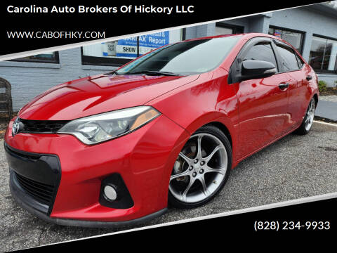 2015 Toyota Corolla for sale at Carolina Auto Brokers of Hickory LLC in Newton NC