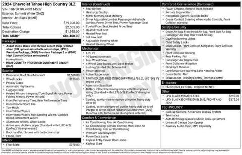 2024 Chevrolet Tahoe High Country