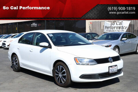 2014 Volkswagen Jetta for sale at So Cal Performance SD, llc in San Diego CA