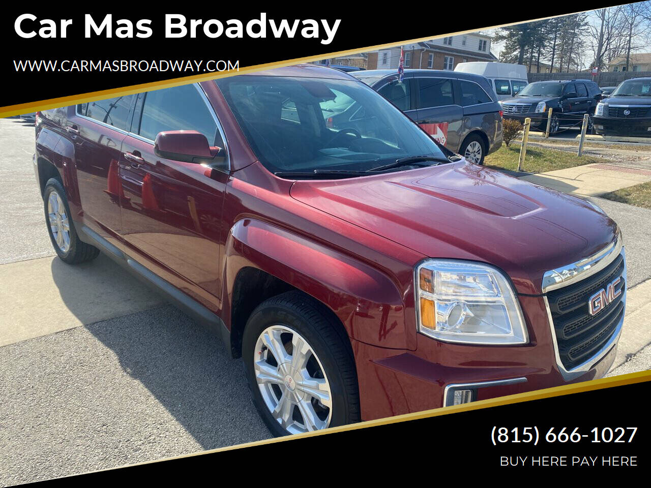 Dk. Red 2017 GMC Terrain SLE-2 SLE-2 4dr SUV 2