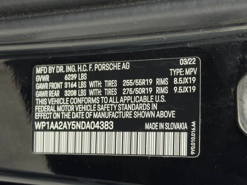 2022 Porsche Cayenne
