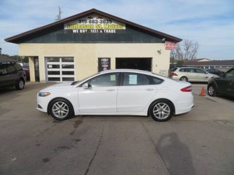 2016 Ford Fusion for sale at Jefferson Street Motors in Waterloo IA