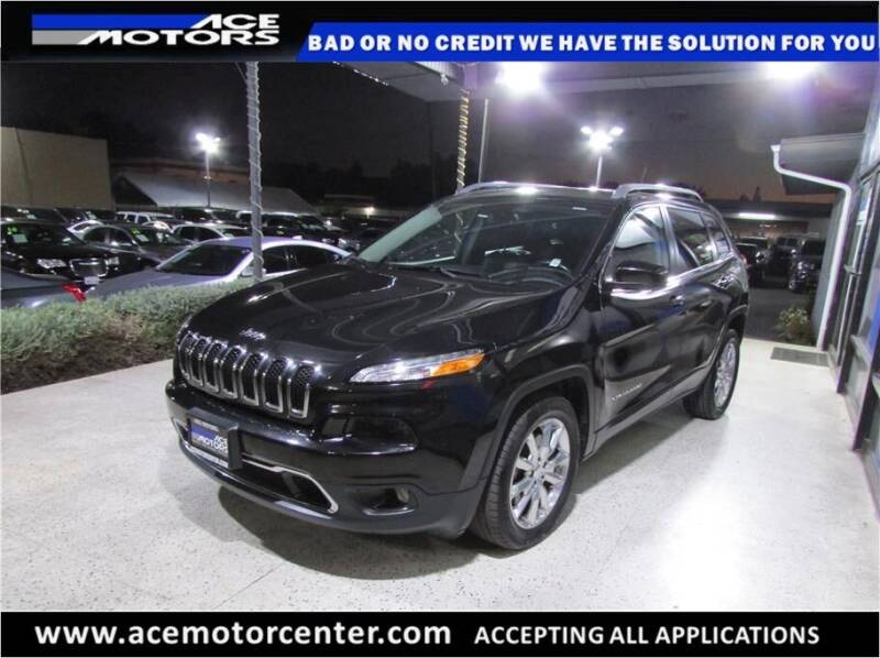 2016 Jeep Cherokee for sale at Ace Motors Anaheim in Anaheim CA