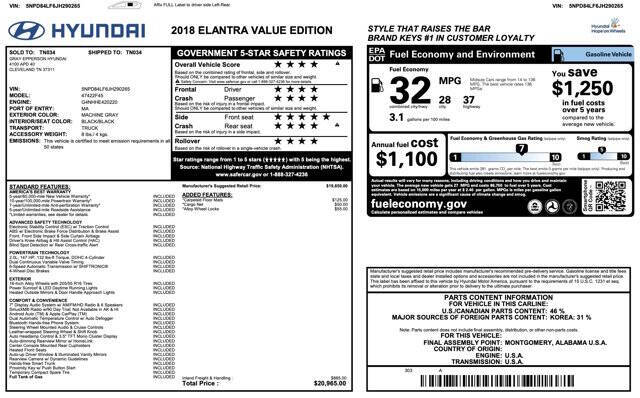 2018 Hyundai Elantra