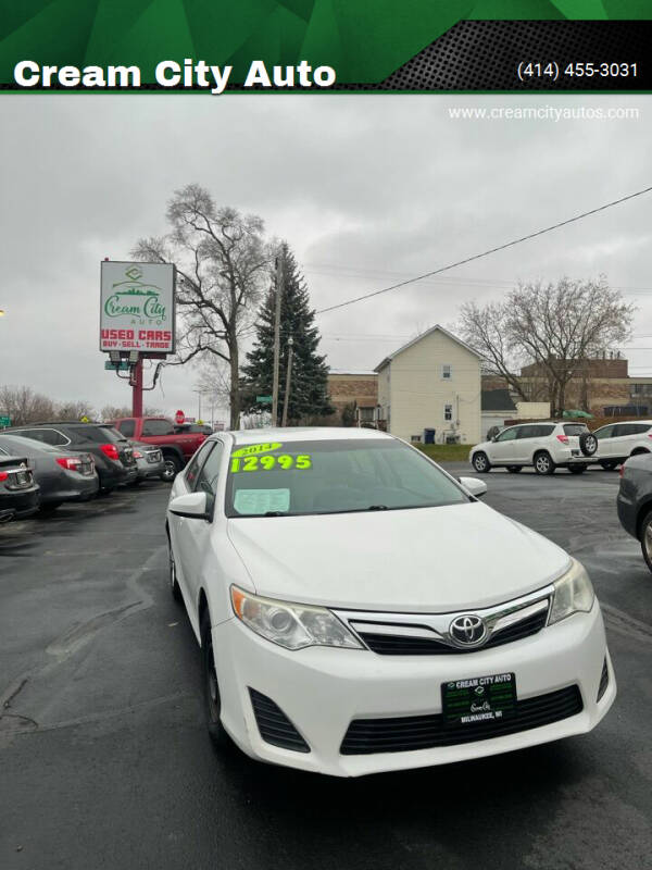 2014 Toyota Camry for sale at Cream City Auto in Milwaukee WI