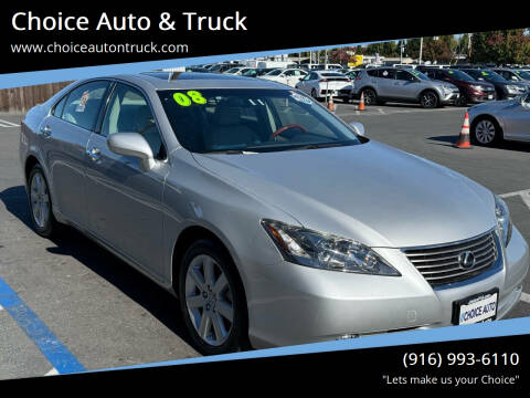 2008 Lexus ES 350 for sale at Choice Auto & Truck in Sacramento CA