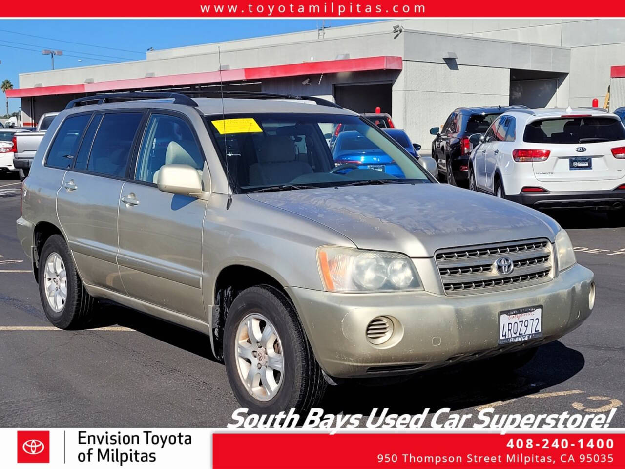 2001 Toyota Highlander for sale at Envision Toyota of Milpitas in Milpitas, CA