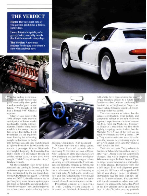 1996 Dodge Viper RT/10