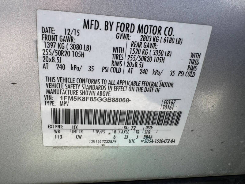 2016 Ford Explorer Limited