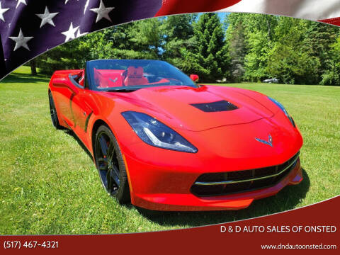 2014 Chevrolet Corvette for sale at D & D Auto Sales Of Onsted in Onsted MI