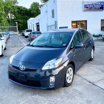 2010 Toyota Prius for sale at Best Choice Auto Sales in Virginia Beach VA