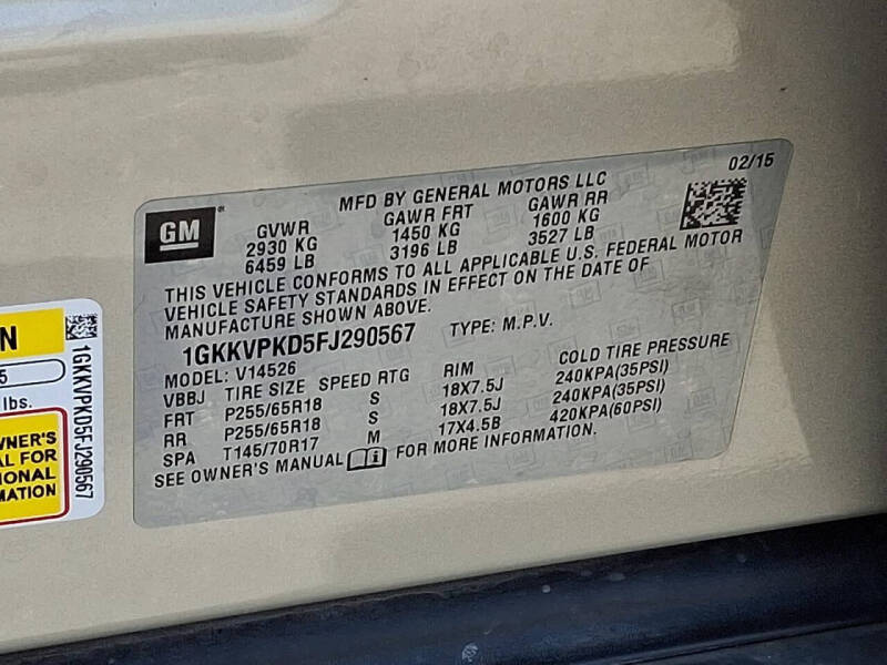2015 GMC Acadia SLE-2