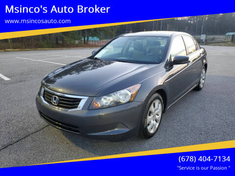 2009 Honda Accord for sale at Msinco's Auto Broker in Snellville GA