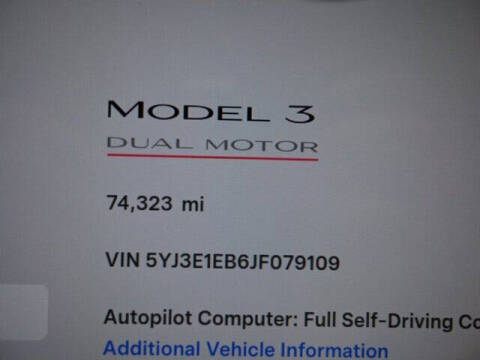 2018 Tesla Model 3 Performance