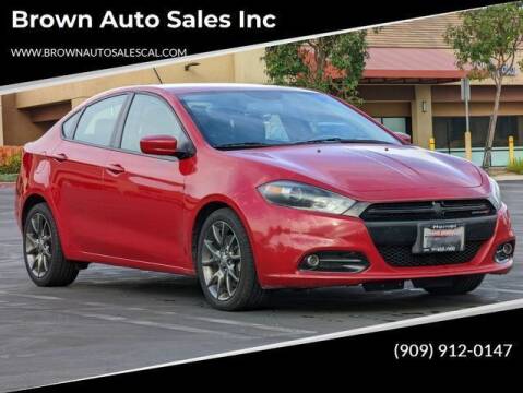 2013 Dodge Dart for sale at Brown Auto Sales Inc in Upland CA