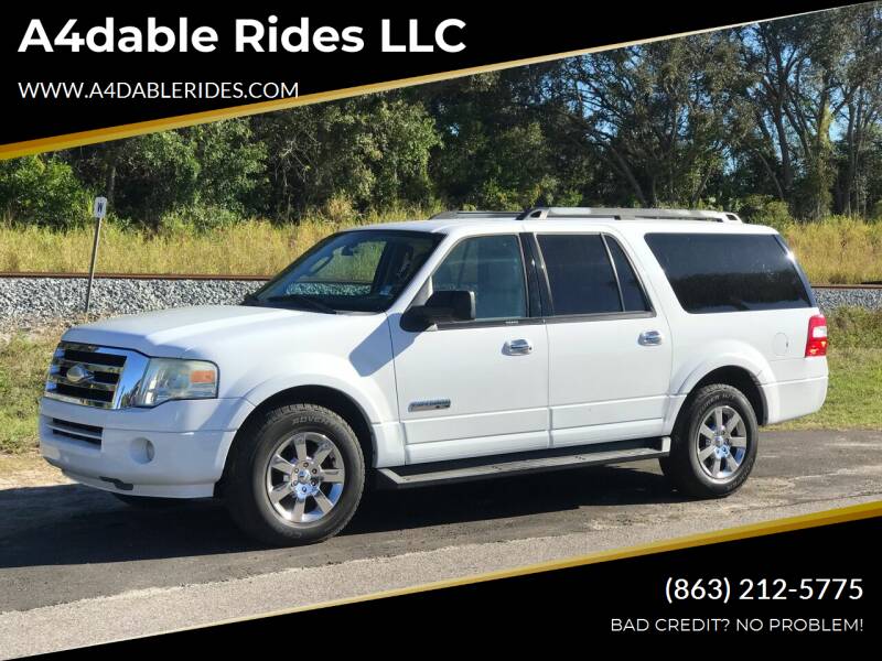 2008 Ford Expedition EL for sale at A4dable Rides LLC in Haines City FL