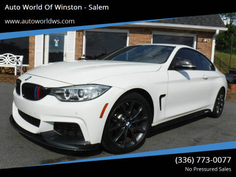 2016 BMW 4 Series for sale at Auto World Of Winston - Salem in Winston Salem NC