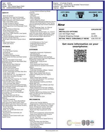 2025 Honda CR-V Hybrid Sport