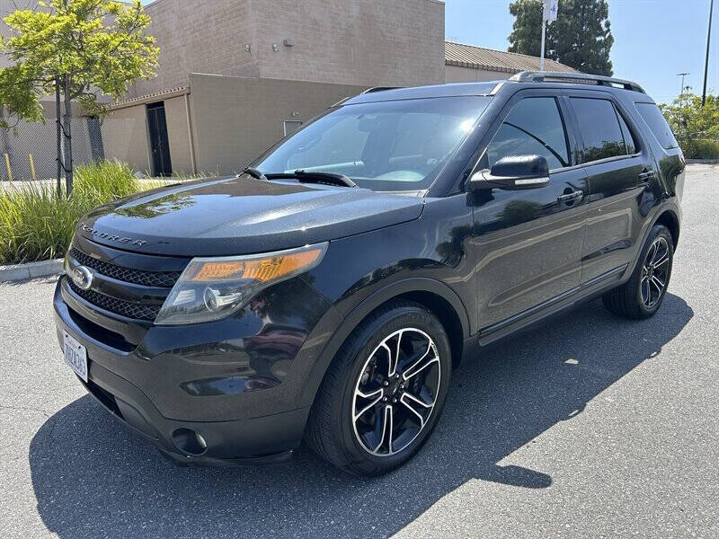 Black 2015 Ford Explorer Sport AWD Sport 4dr SUV 2