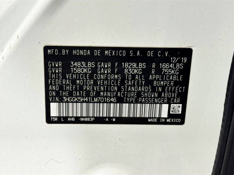 2020 Honda Fit LX