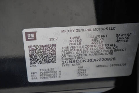 2018 Chevrolet Tahoe Premier