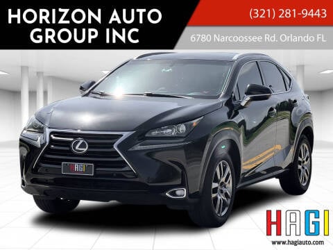 2015 Lexus NX 200t for sale at Horizon Auto Group, Inc. in Orlando FL