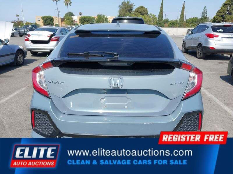 Blue 2017 Honda Civic Sport Sport 4dr Hatchback CVT 34