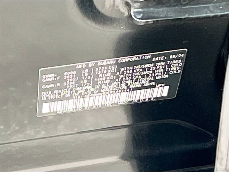 2024 Subaru Ascent Onyx Edition