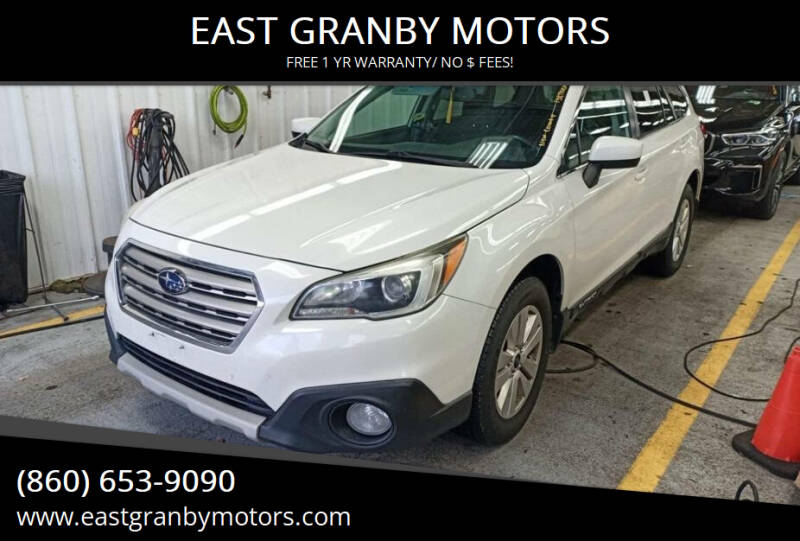 2015 Subaru Outback for sale at EAST GRANBY MOTORS in East Granby CT
