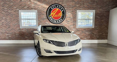 2015 Lincoln MKZ Hybrid for sale at Atlanta Auto Brokers in Marietta GA