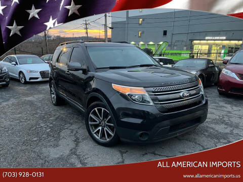 2015 Ford Explorer for sale at All American Imports in Alexandria VA