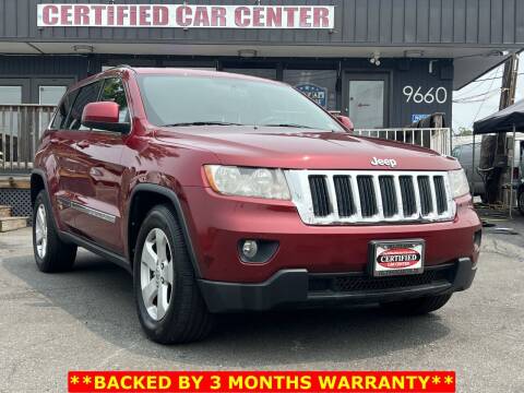 2013 Jeep Grand Cherokee for sale at CERTIFIED CAR CENTER in Fairfax VA