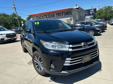 2017 Toyota Highlander for sale at Zacatecas Motors Corp in Des Moines IA