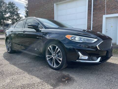 2019 Ford Fusion for sale at Jim's Hometown Auto Sales LLC in Byesville OH