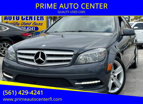 2011 Mercedes-Benz C-Class for sale at PRIME AUTO CENTER in Palm Springs FL