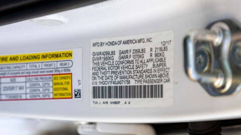 2018 Honda Accord EX