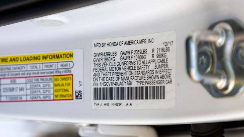 2018 Honda Accord EX