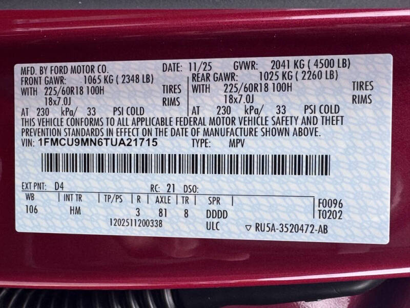 2026 Ford Escape ST-Line