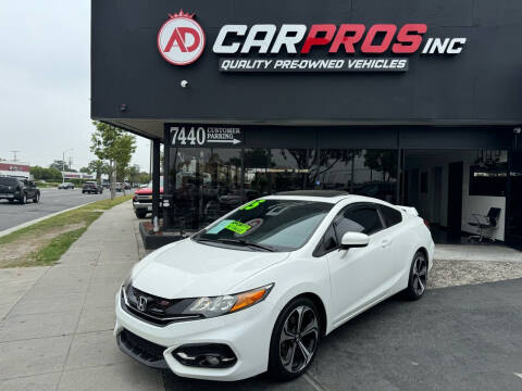 2015 Honda Civic for sale at AD CarPros, Inc. in Downey CA