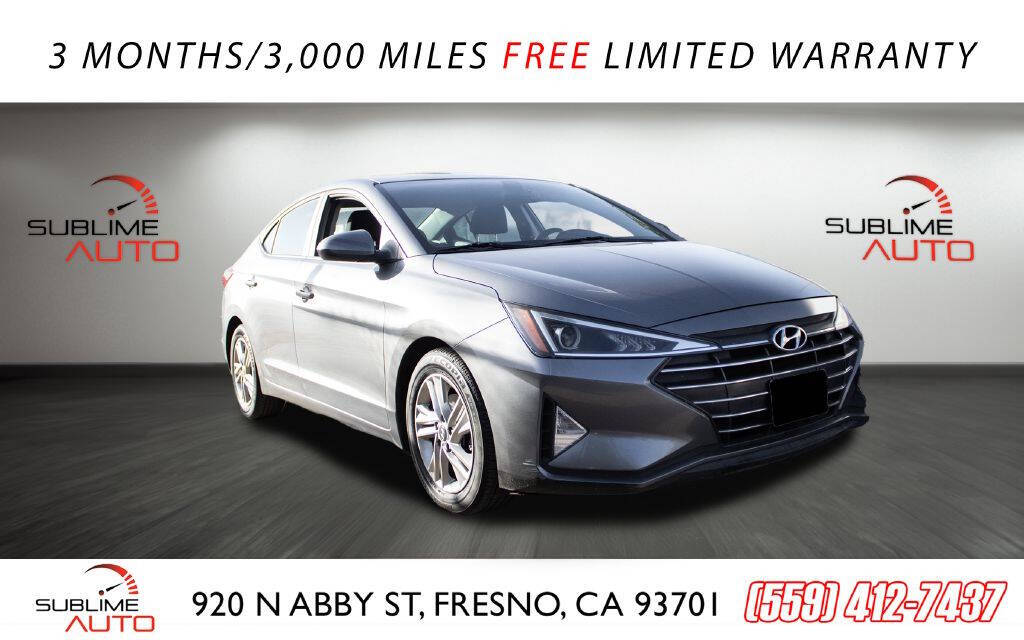 2019 Hyundai ELANTRA for sale at SUBLIME AUTO in Fresno, CA