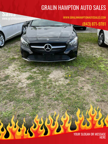 2018 Mercedes-Benz CLA for sale at Gralin Hampton Auto Sales in Summerville SC