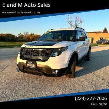 2013 Ford Explorer for sale at E and M Auto Sales in Elgin IL