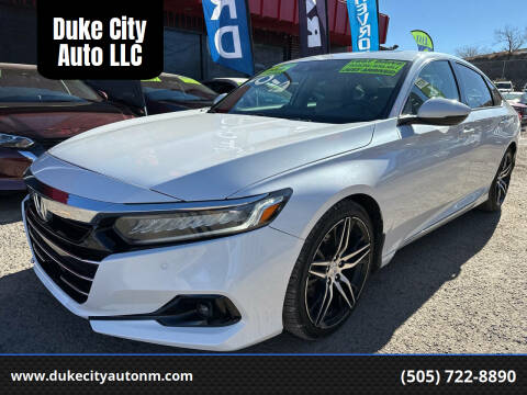 2021 Honda Accord for sale at Duke City Auto LLC in Gallup NM